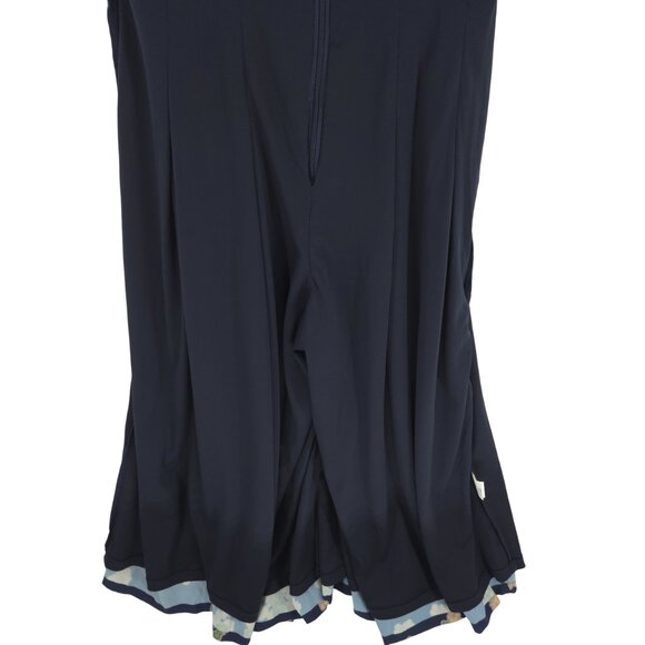 eshakti Wide Leg Jumpsuit Floral Plunge Neckline Kimono style ESTIMATED SIZE M - Picture 11 of 16